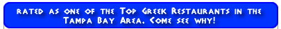 Top rated Greek restaurant